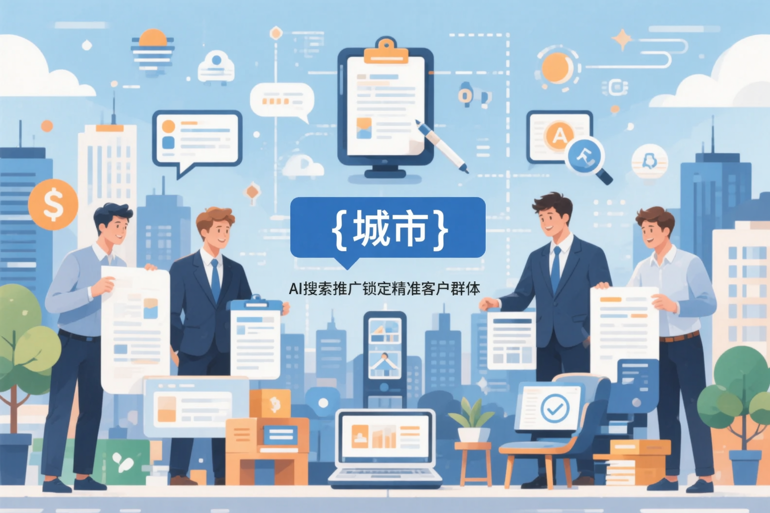 吉安公司如何用AI搜索推广锁定精准客户群体