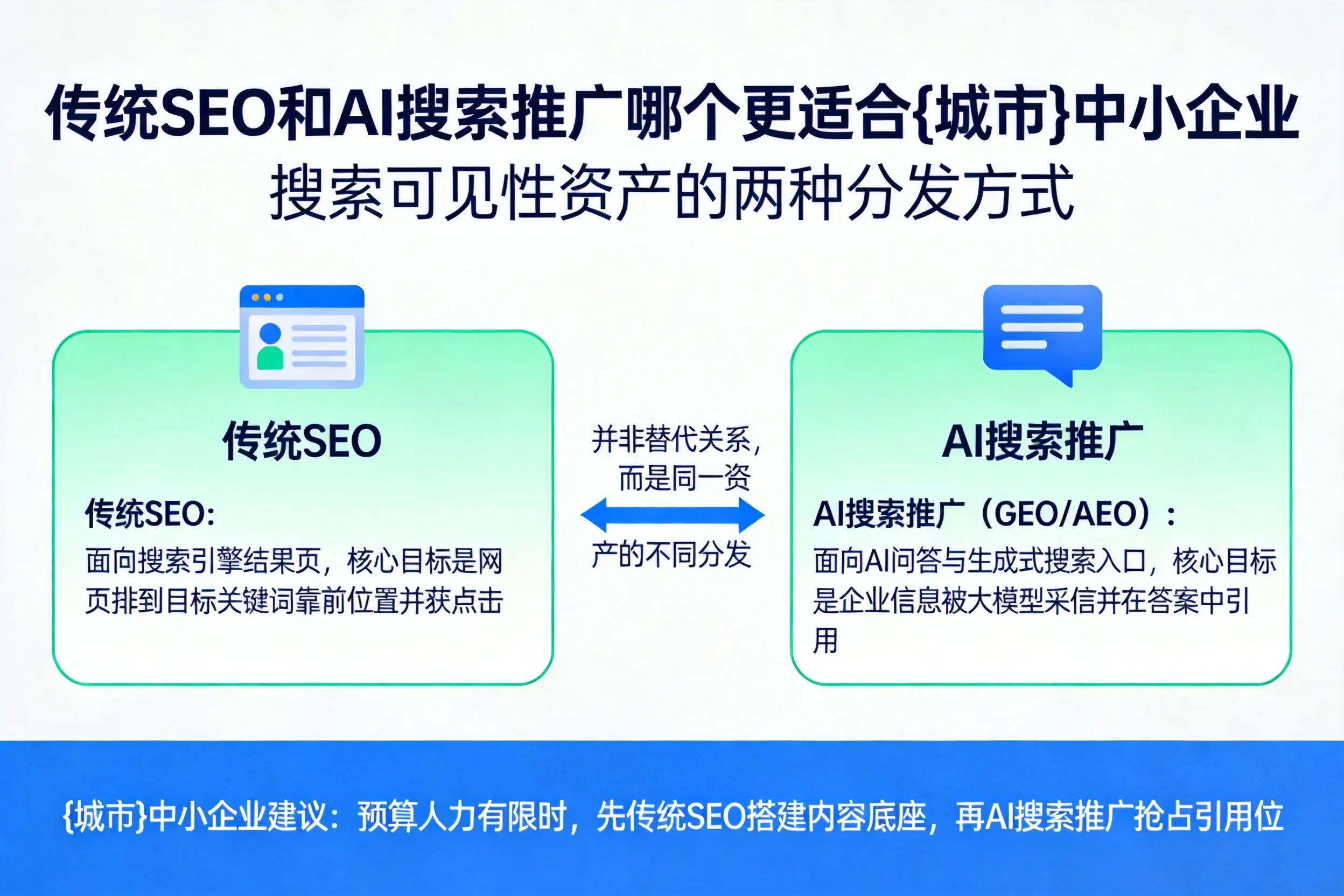 传统SEO和AI搜索推广哪个更适合吉安中小企业