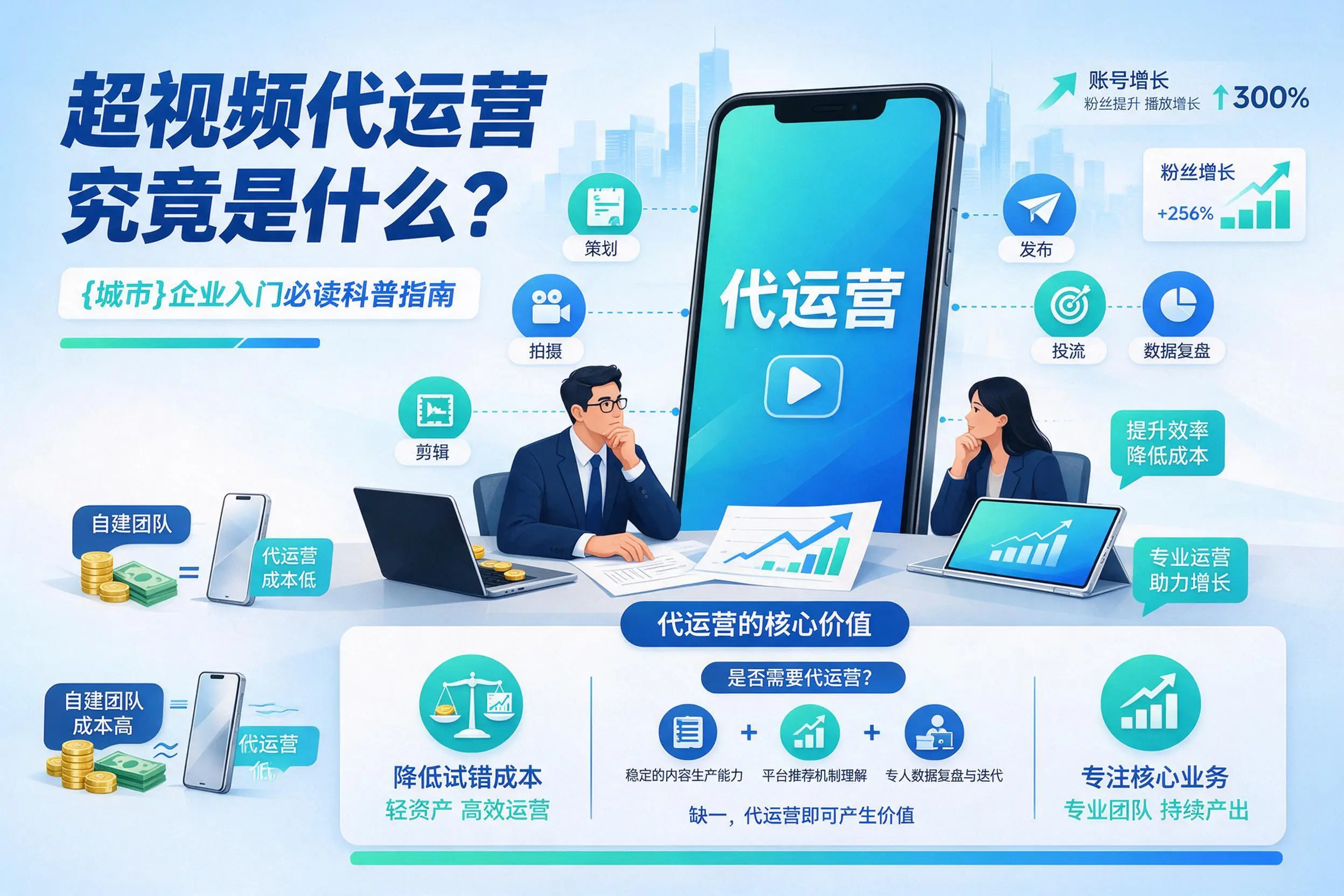 短视频代运营究竟是什么？吉安企业入门必读科普指南