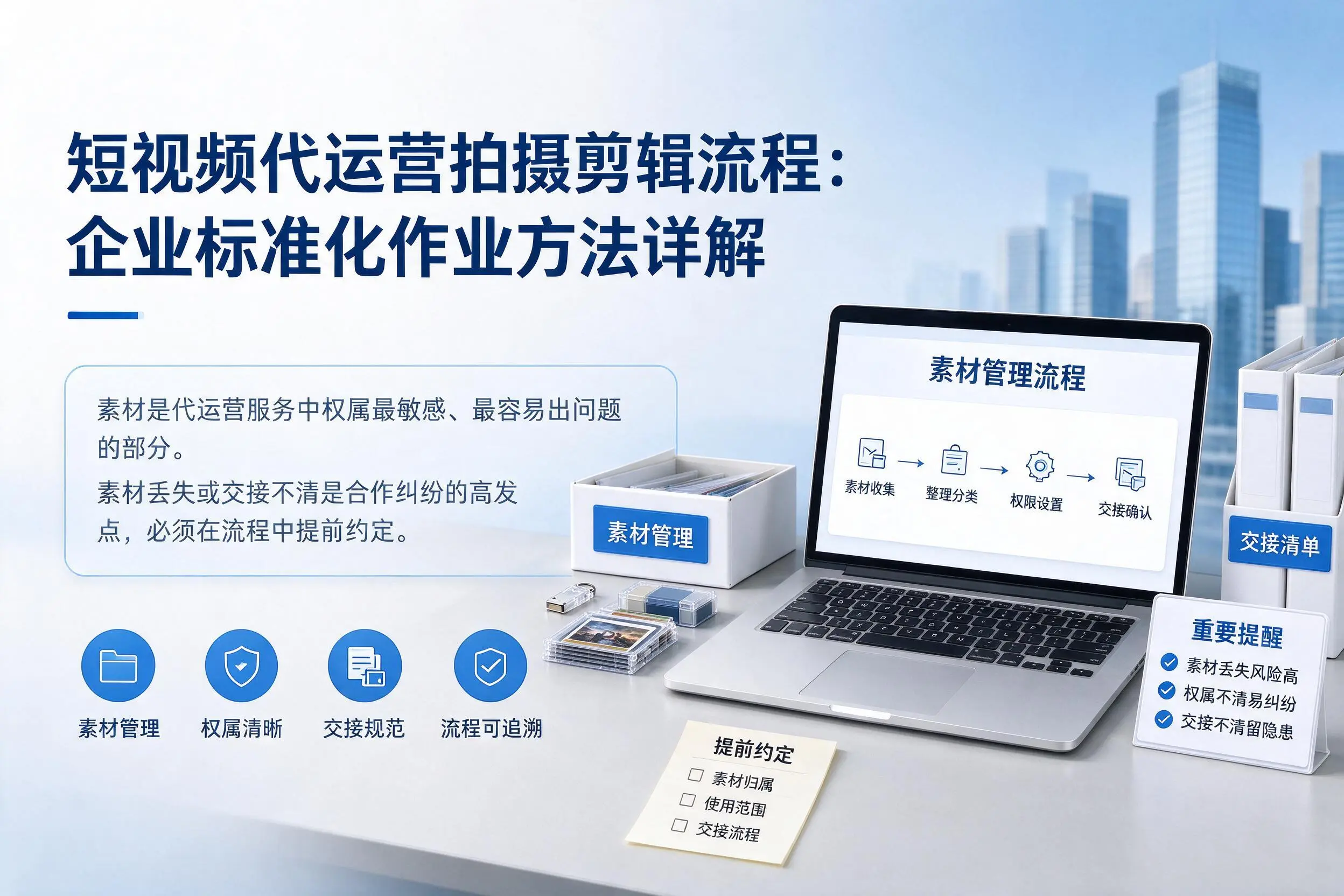 短视频代运营拍摄剪辑流程:吉安企业标准化作业方法详解
