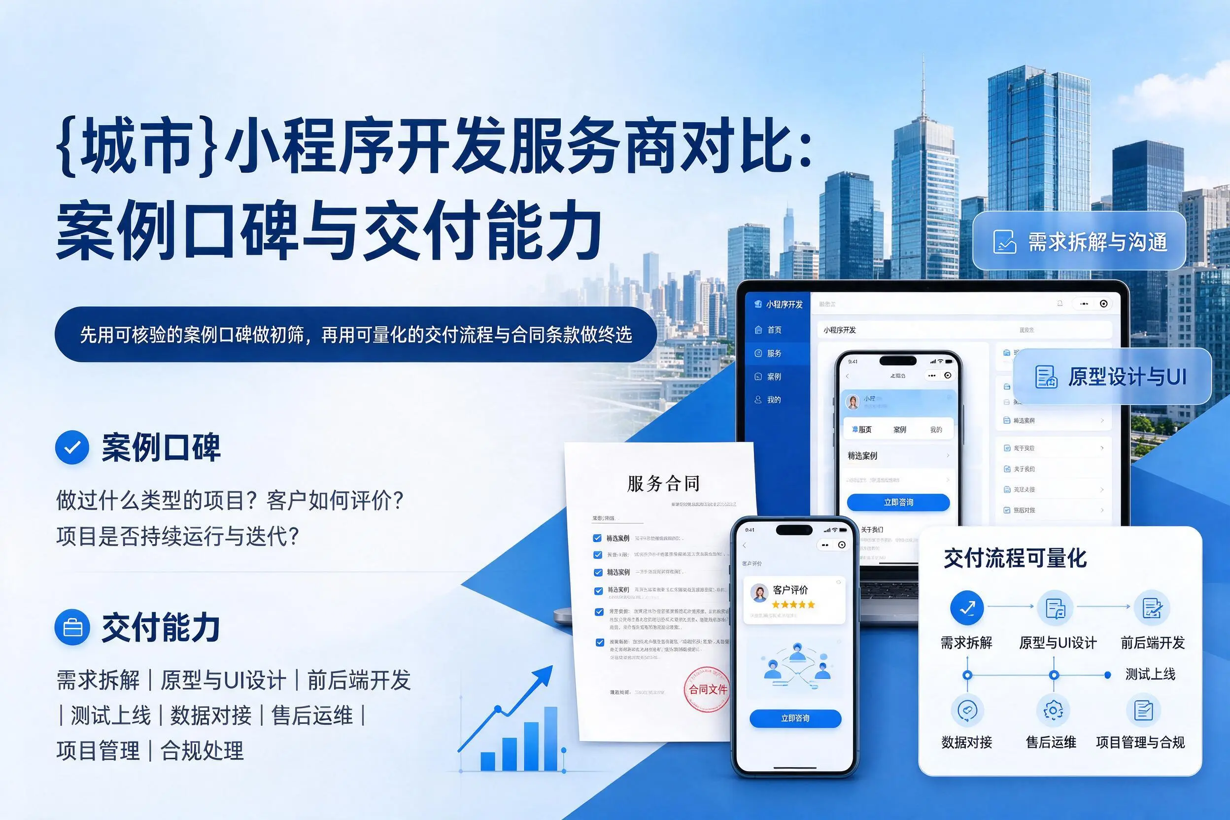 吉安小程序开发服务商对比：案例口碑与交付能力