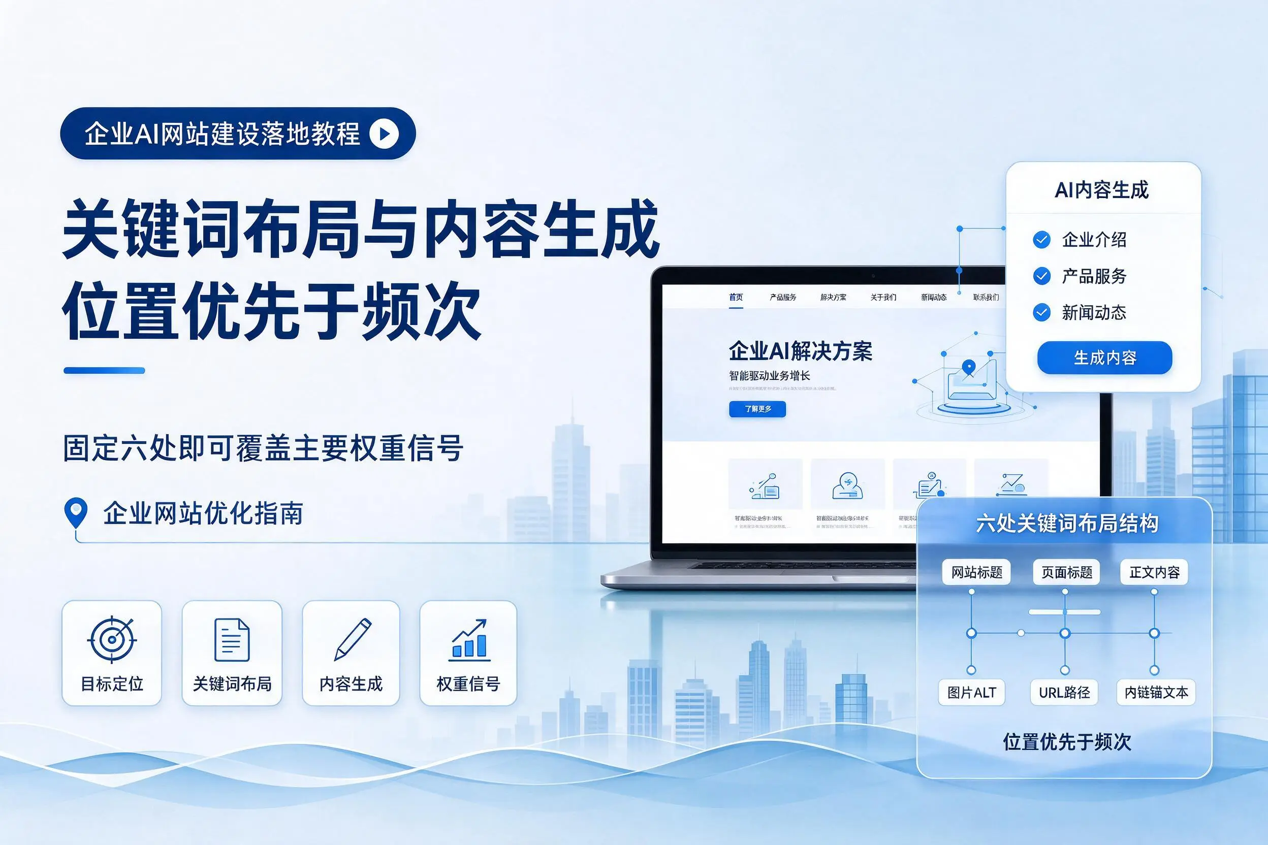 吉安企业AI网站建设落地教程:关键词布局与内容生成