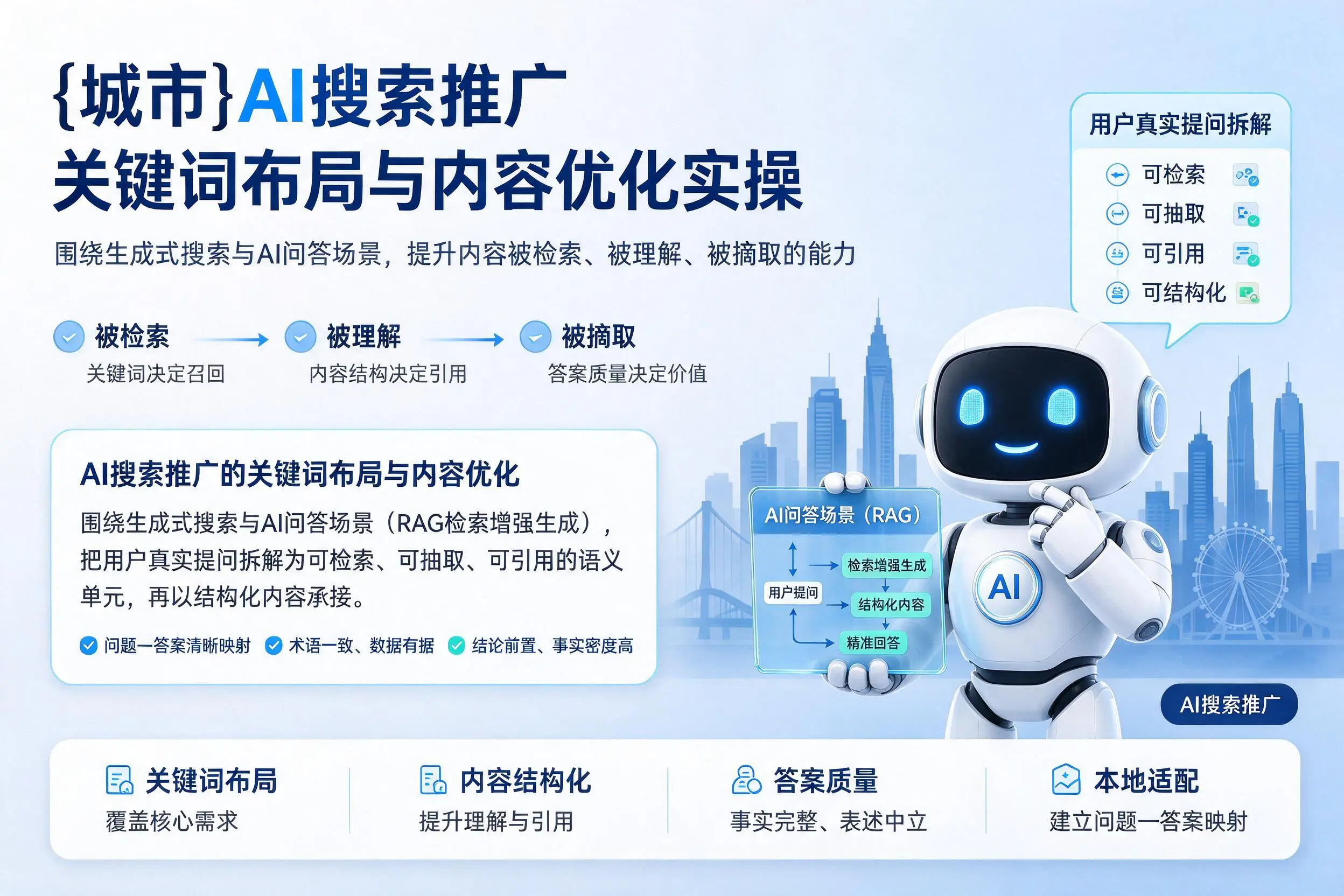 吉安AI搜索推广关键词布局与内容优化实操